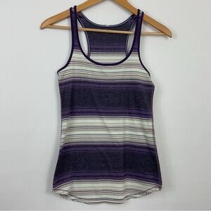 Lululemon Refresh Racer Tank Top Osaka Striped Heathered Womens